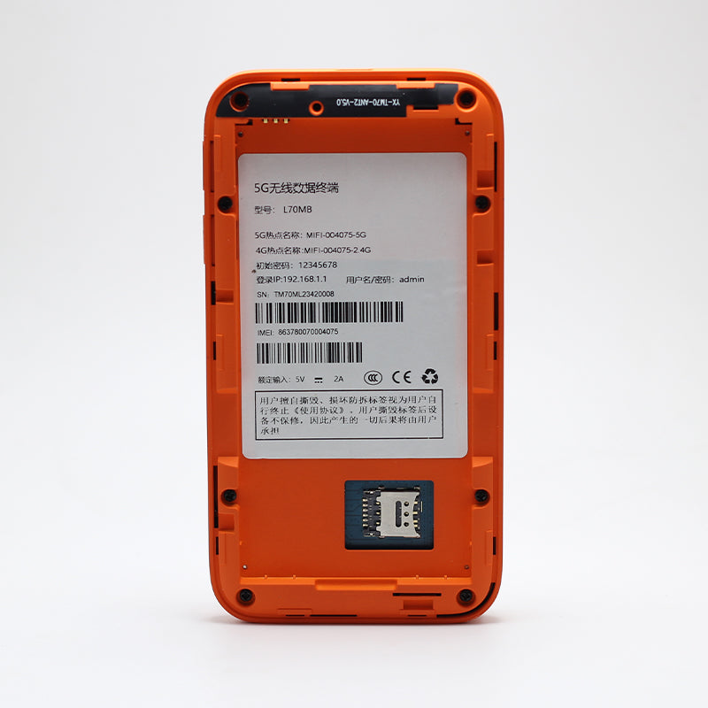 Unlocked Sim Card 5G Mobile WiFi 6 Hotspot L70MB