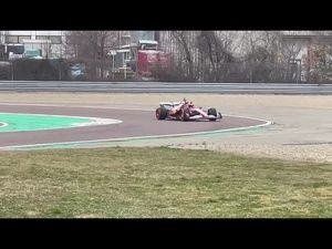 Leclerc maakt eerste meters met Ferrari SF-25